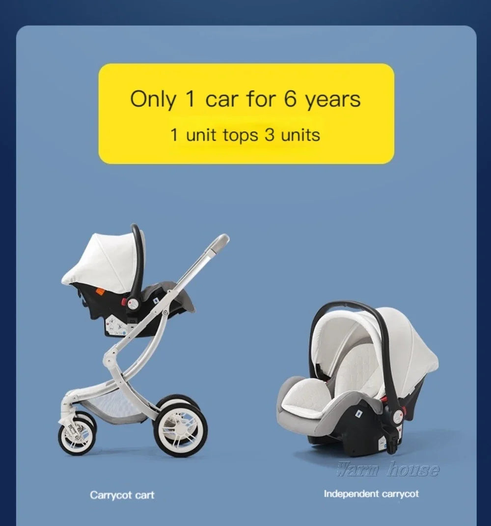 Poussette Portable 3 en 1 pour bébé