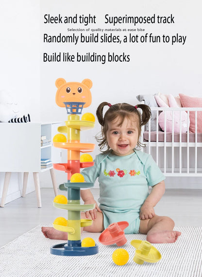 Jouet Montessori interactif pour bébé Roll Ball