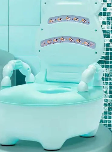 Pot portable motif vache pour bébé