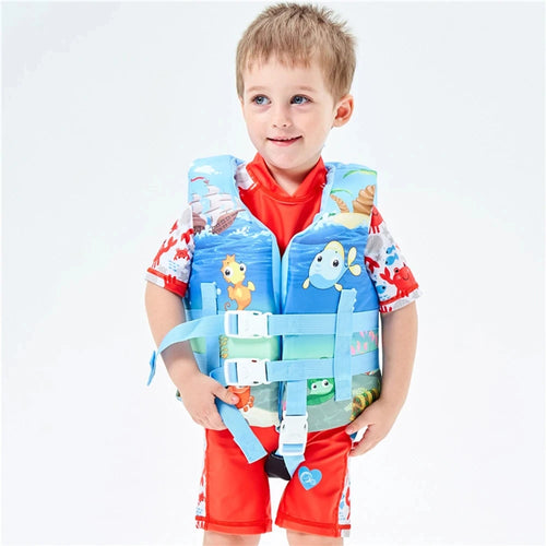 Gilet de natation réglable motif aquatique dès 2 ans