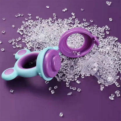Tétine de dentition en silicone avec surfaces texturées