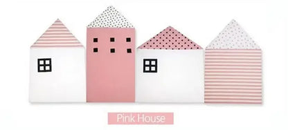 Tour de lit pare-chocs Motifs maisons pour bébé