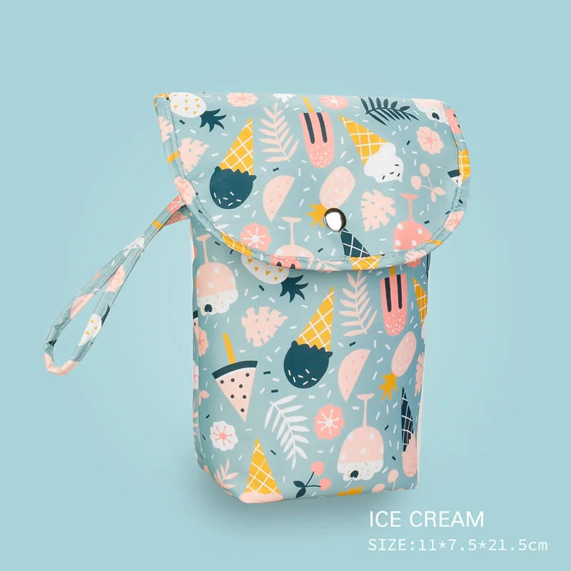 Sac réutilisable pour transporter les couches de bébé