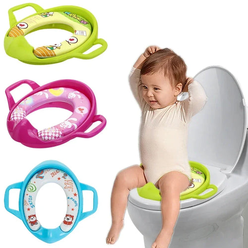 Siège de toilette souple pour enfants