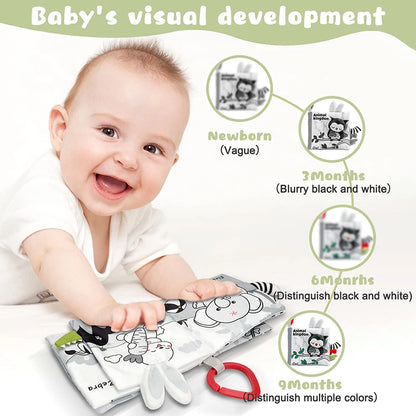 Livre en tissu doux et lavable pour bébé