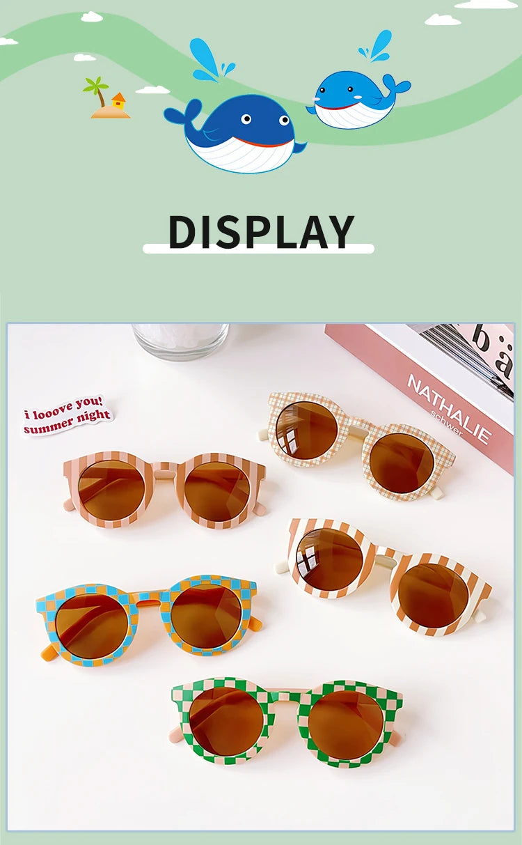 Lunette de soleil ronde pour enfants