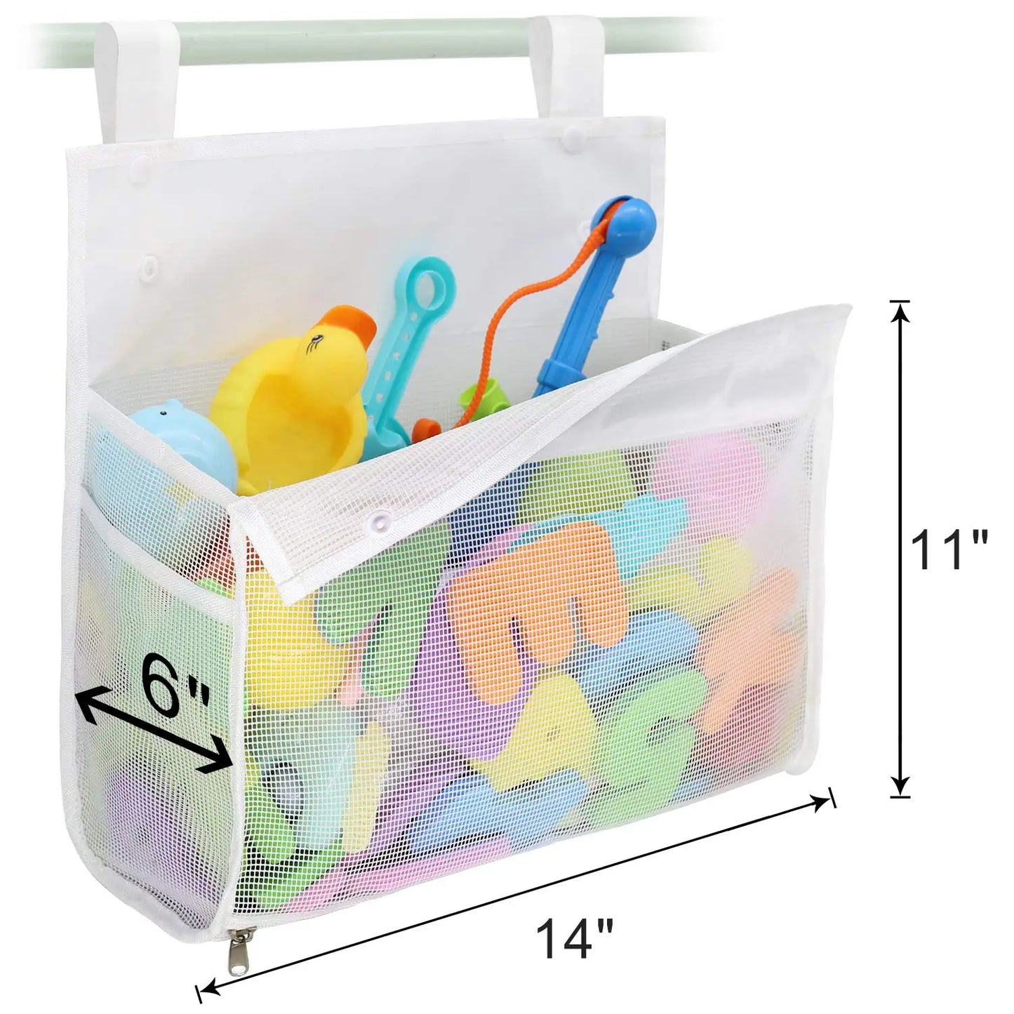Sac de rangement en maille pour les jouets de bébé