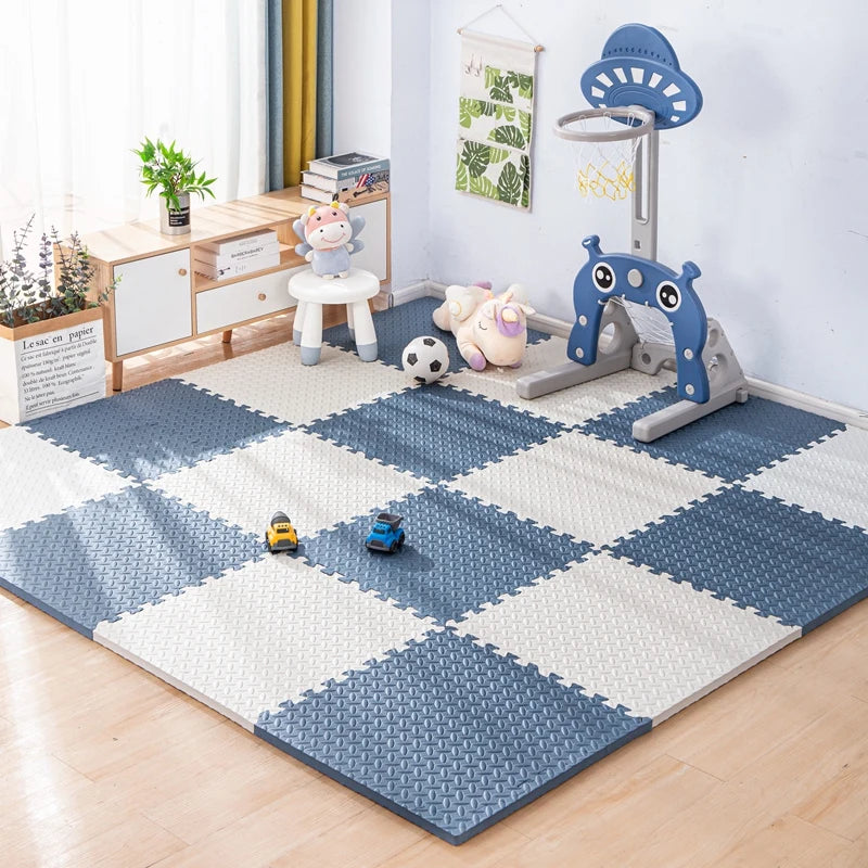 Tapis de jeu puzzle en 16 pièces pour bébé