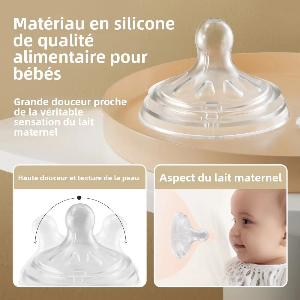 Biberon 240 ml avec poignée pour bébé