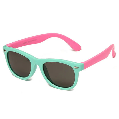 Lunettes de soleil classiques en Silicone pour enfants,