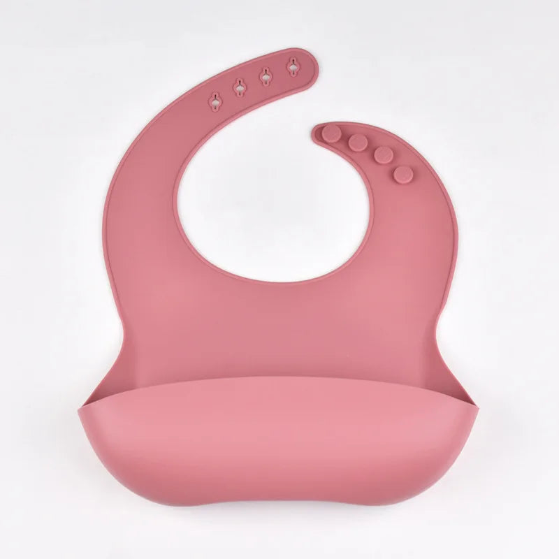 Bavoir en silicone imperméable et durable pour bébé