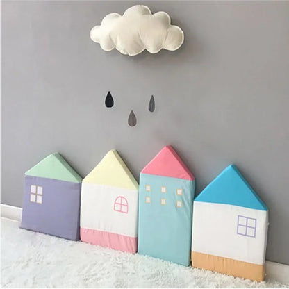 Tour de lit pare-chocs Motifs maisons pour bébé