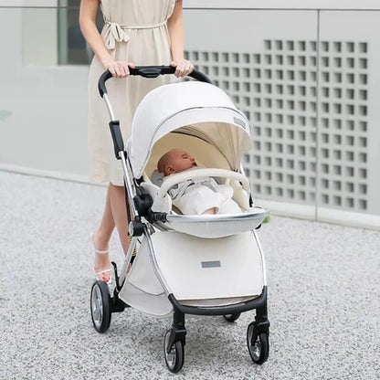Poussette de luxe portable pour bébé