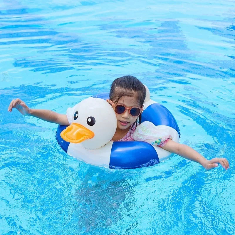 Bouée de natation gonflable en forme de canard