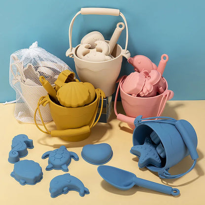 Ensemble de jouets de plage en silicone