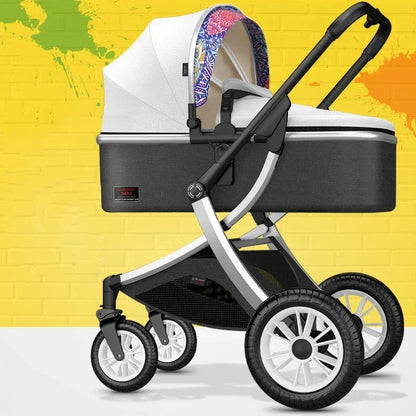 Poussette haute pour bébé