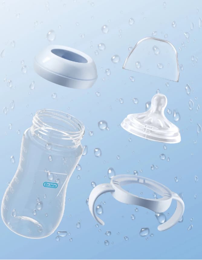 Biberon 240 ml avec poignée pour bébé