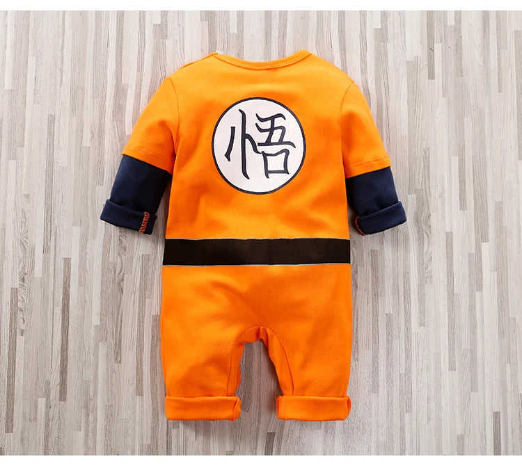 Grenouillère de style DBZ pour bébé