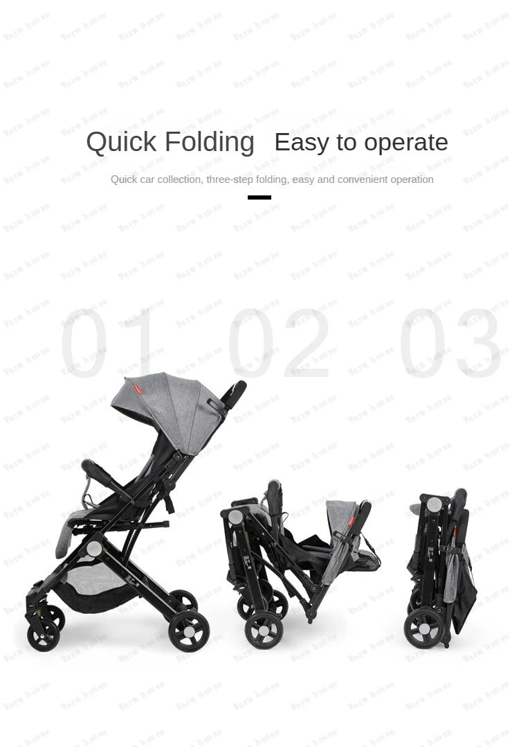 Poussette de bébé portable