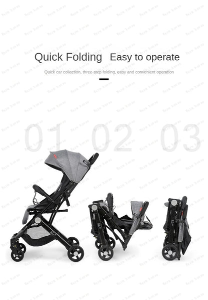 Poussette de bébé portable