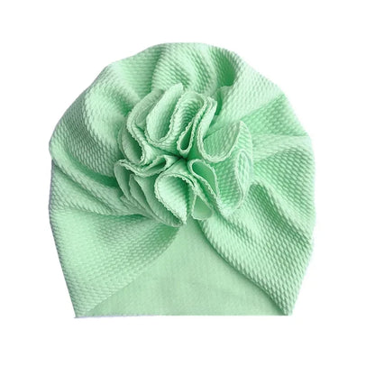 Bandeaux turban à nœud pour bébé fille couleur unie