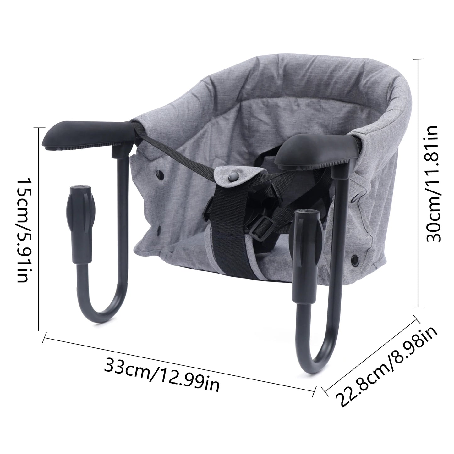 Chaise bébé haute pliable et portable