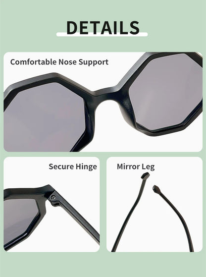 Lunettes de soleil en forme de mignon polygone pour enfants