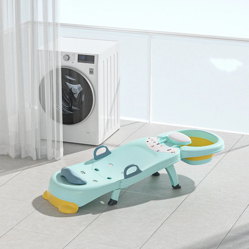 Chaise bébé pliante pour lavage de cheveux