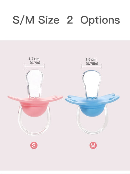 Sucette en silicone de couleur vive pour bébé