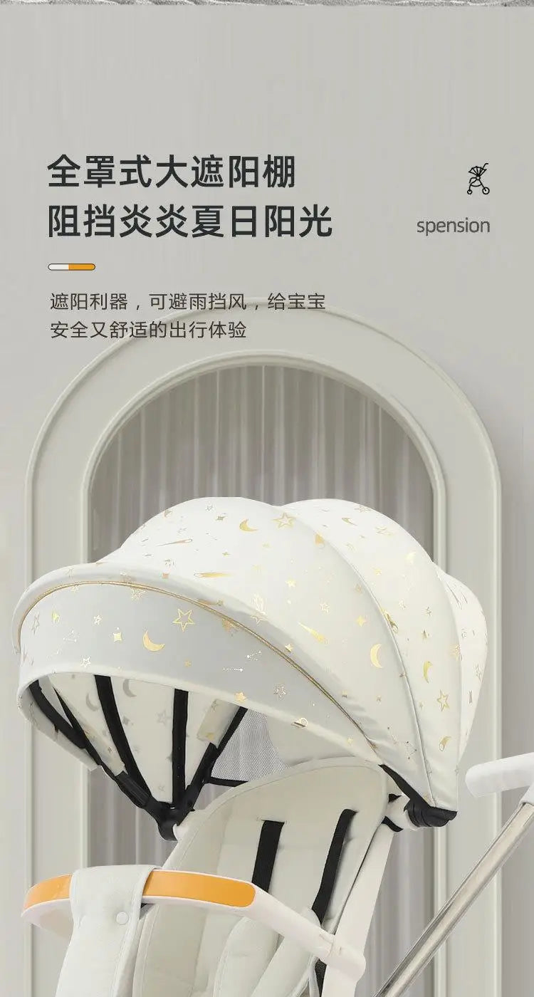 Poussette pliable pour bébé