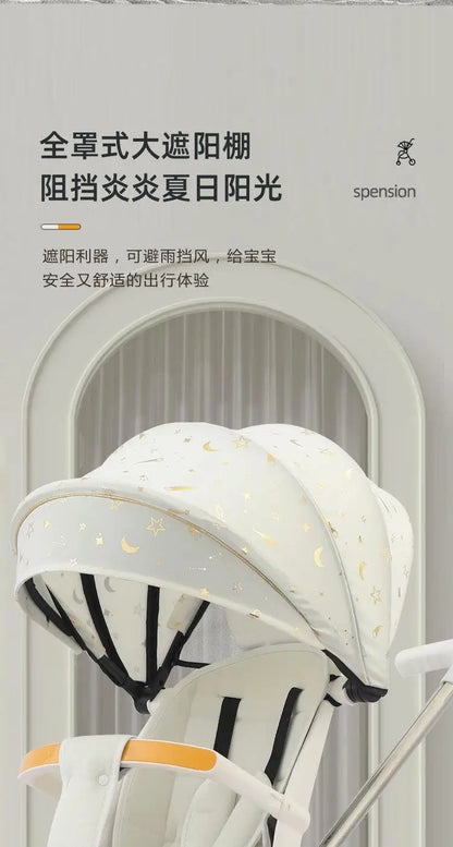 Poussette pliable pour bébé