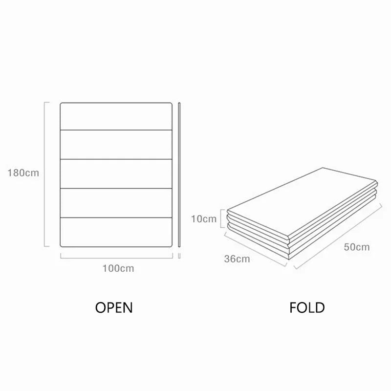 Tapis de jeu pliable pour bébé