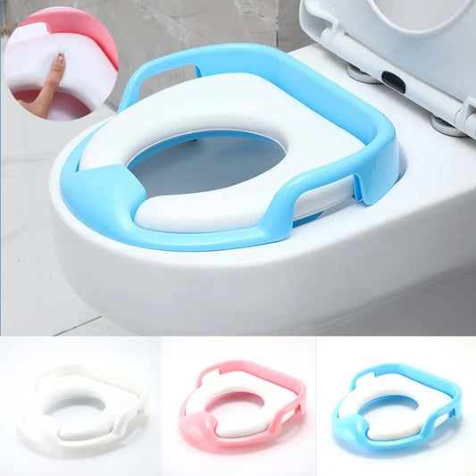Siège de toilette avec poignées