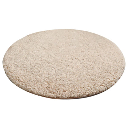 Tapis de sol bébé doux rond et beige pour bébé