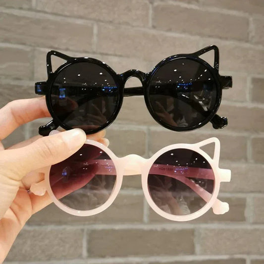 Lunettes de soleil en forme de chat pour enfants