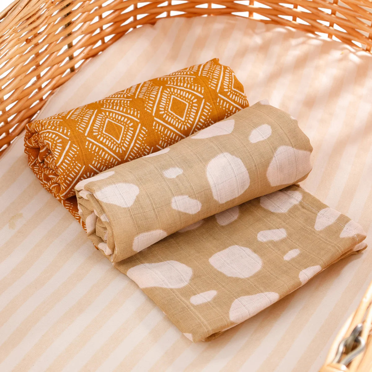 Couverture en tissu de mousseline pour bébé