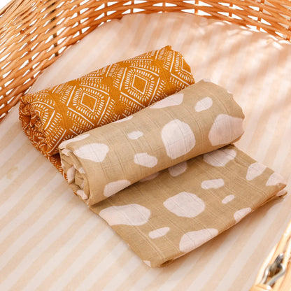 Couverture en tissu de mousseline pour bébé