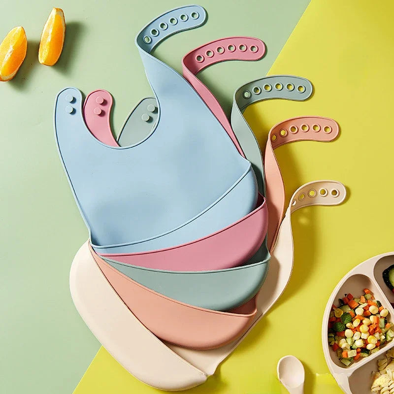 Bavoir en silicone pour bébé