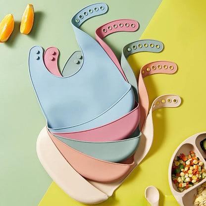 Bavoir en silicone pour bébé
