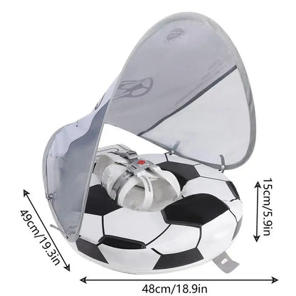 Bouée pour bébé avec motif de ballon de football