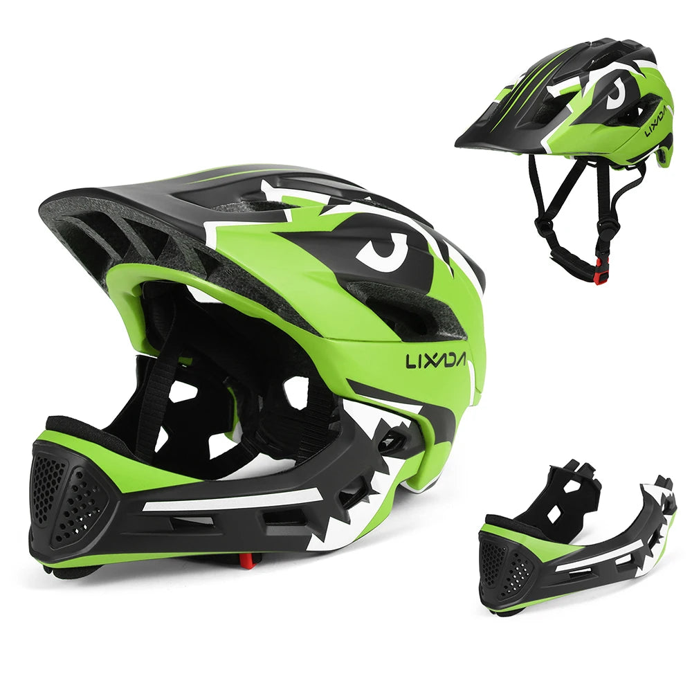 Casque vélo intégral détachable pour enfants VTT BMX