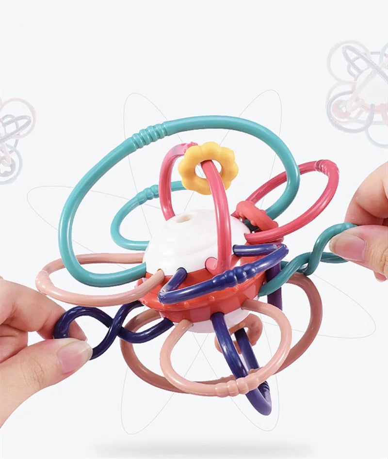 Hochet en caoutchouc souple pour bébé
