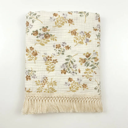Couverture d’emmaillotage en mousseline de coton pour bébé