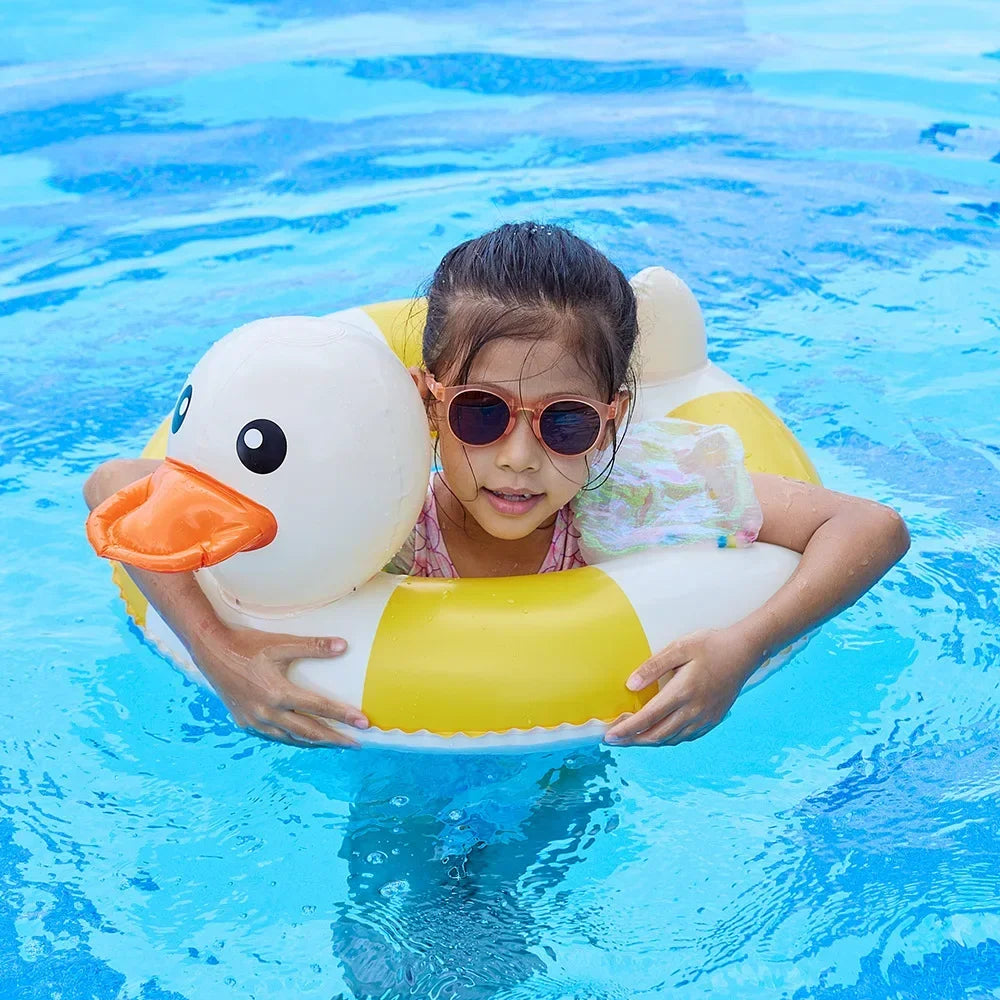 Bouée de natation gonflable en forme de canard