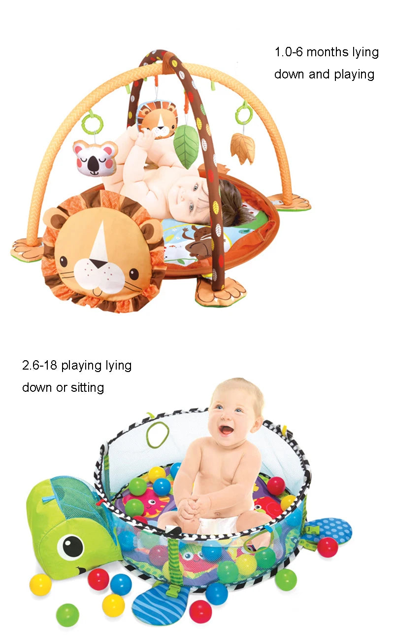 Tapis de jeu en forme d’animaux pour bébé