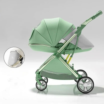 Poussette de luxe portable pour bébé