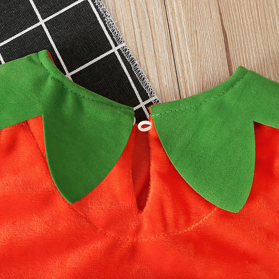Déguisement halloween bebe en forme de citrouille