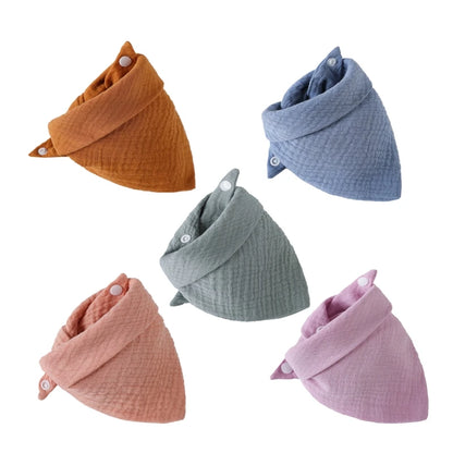 Bavoir en coton en forme d’écharpe triangulaire pour bébé X5