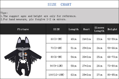 Déguisement halloween bebe chauve souris