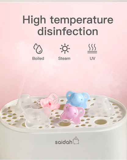 Sucette en silicone de couleur vive pour bébé